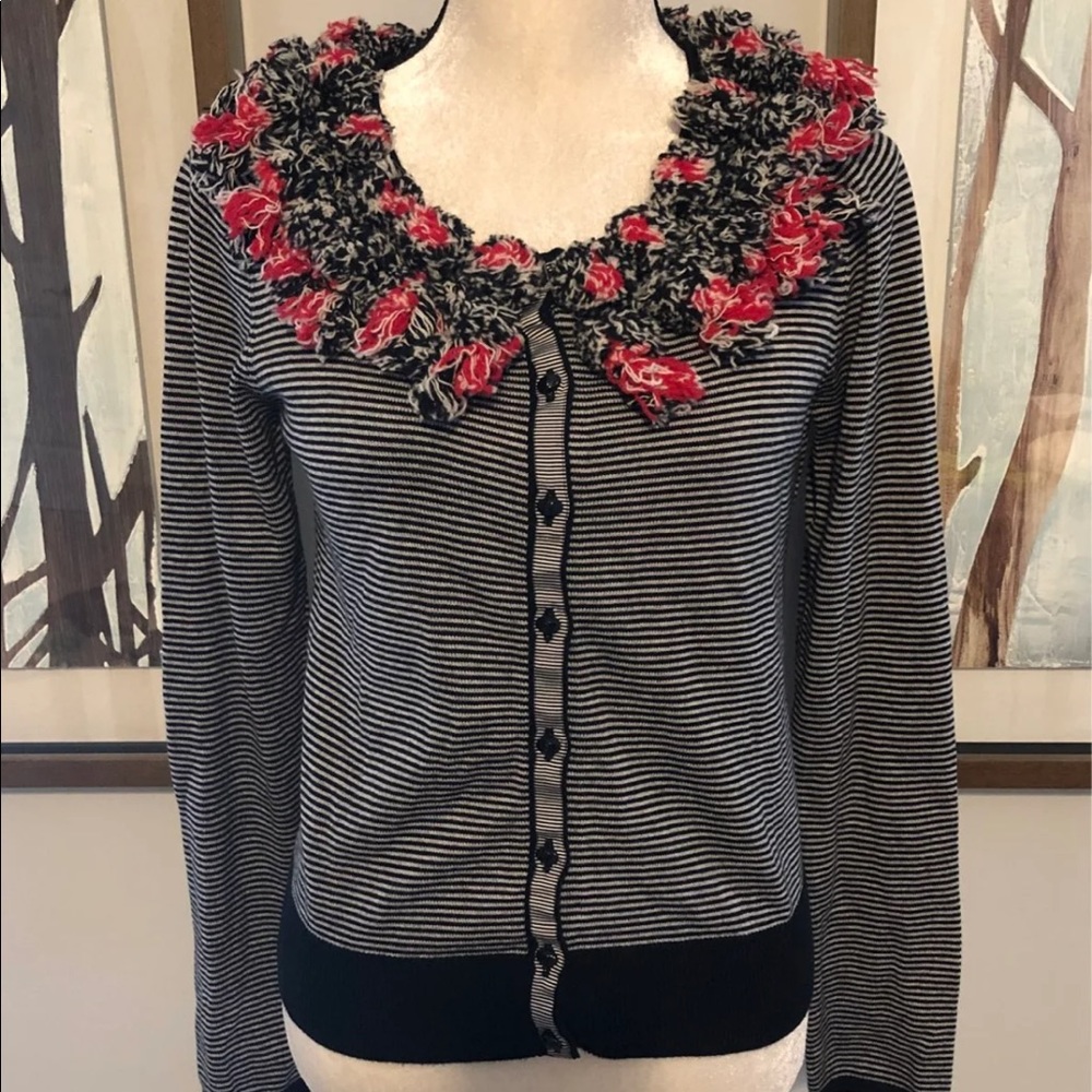 Striped Medium Cardigan